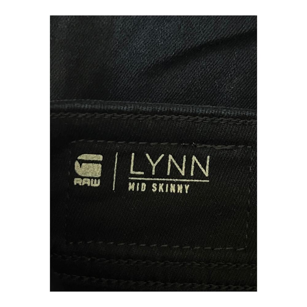 G-Star Raw jeans Lyn mid waist skinny dark blue size 24x32 - Picture 5 of 6